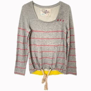 Kimchi Blue Terry Cloth Nautical Sweatshirt Sz S